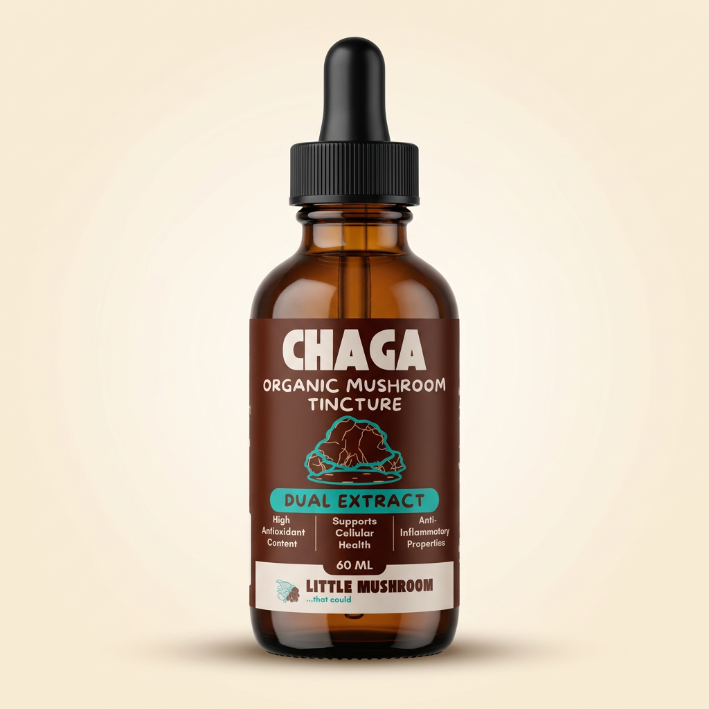 Chaga organic mushroom tincture, 60 ml